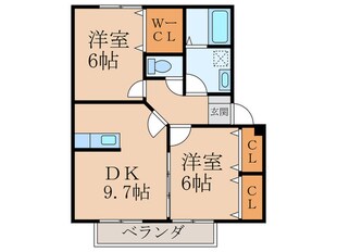 ティーハウスの物件間取画像